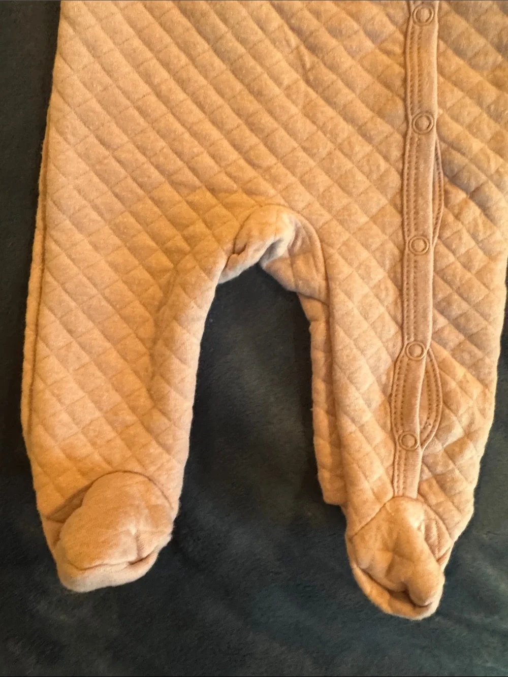Badgley Mischka quilted footed